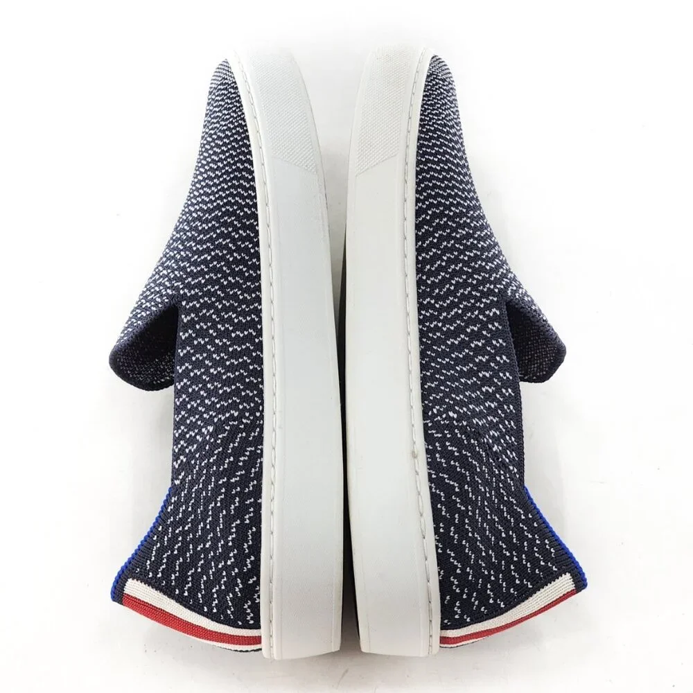 ROTHY'S City Loafer Sneaker Slip‎ On Shoe Maritime Gradient Navy Blue